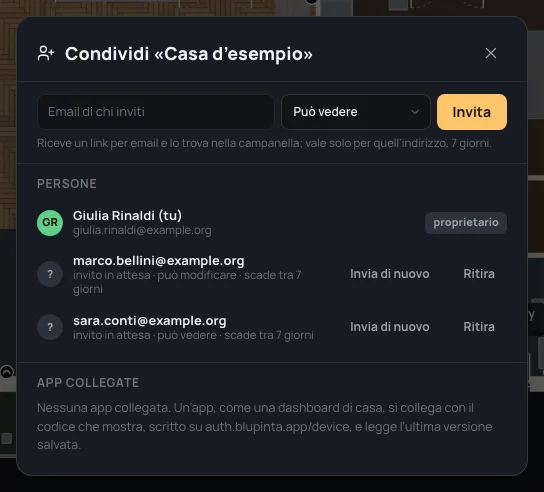 Condividi «Casa d’esempio»: Giulia Rinaldi proprietario, l’invito di Marco Bellini in attesa come può modificare e quello di Sara Conti come può vedere
