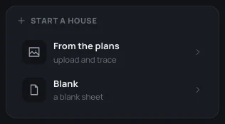 Start a house: From the plans, Blank