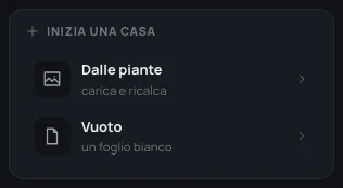 Inizia una casa: Dalle piante, Vuoto